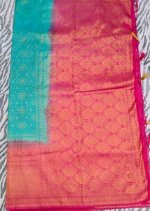 new pink colour soft pattu saree