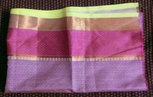 Combo Cotton &amp; Banarasi Silk Blouse Material