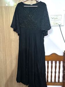 Elegant Black Ethnic Gown