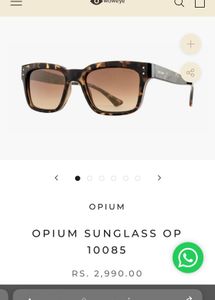 Opium Tortoise Shell Sunglasses