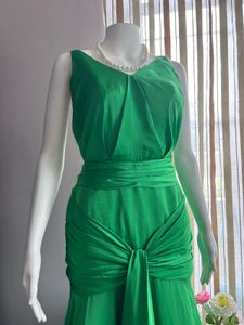 Vintage Emerald Green Formal Dress