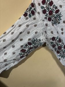 Elegant white kurta - 2XL