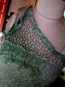 Lace One-Shoulder Top
