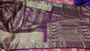 Very Good Condition Pure Kanjivaram Saree For Sale
