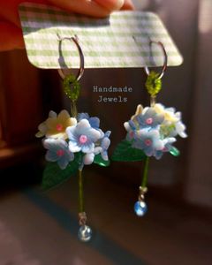 ✨️🌞Hydrangea Flower Drop Earrings🌞✨️