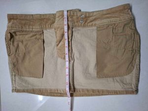Beige Mini Skirt from H&amp;M