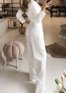 SSS White Office Jumpsuit