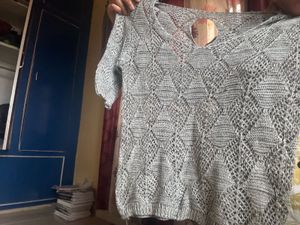 Gray Knit Sweater