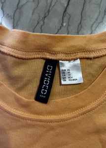 H&amp;M Body fit Orange T-shirt