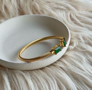 Emerald Anti Tarnish Bracelet