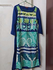 W Abstract Printed Kurta Size 8