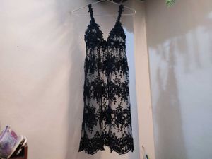 sheer babydoll dress