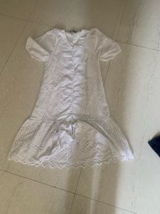 White Eyelet Dress