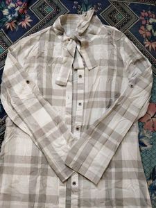 Vintage Plaid Tunic Dress