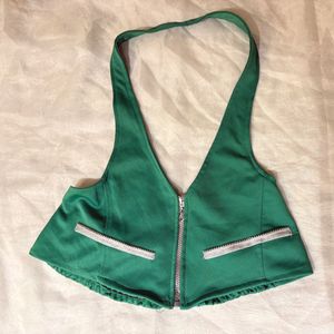 Beautiful Green Halter Top