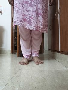 Floral Print Suit With Dupatta