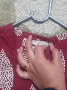 Westside Utsa Maroon Kurta