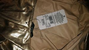 Metallic Gold Mini Dress