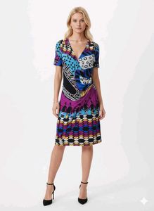 Colorful Print Dress