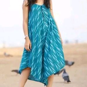 A Line Blue dress ( Unused)