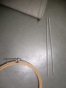 Craft Supplies Bundle: Bag, Hoop &amp; More