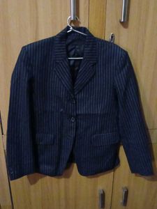 Striped Blazer - Classic Pinstripe