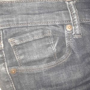Dark Wash Denim Jeans with cute crop top
