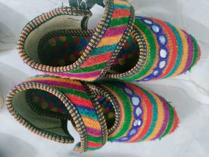 Set of 4 Ballet Flats &amp; Embroidered Shoes