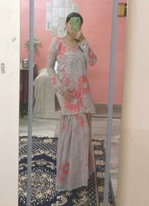 Floral Print Kurta Set