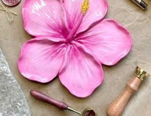 flower Plate Jwellery Holder 😍