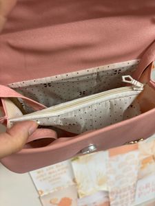 Pink Hand Bag Plus Sling