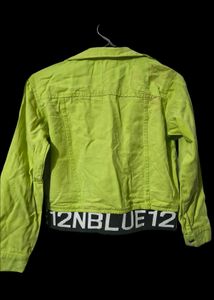 Neon Denim Jacket 💚