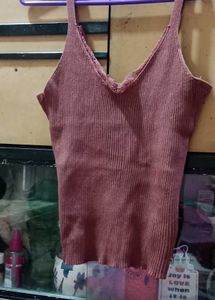 Lace Trim Tank Top