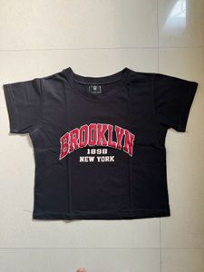 SALE ✨Black Crop T Shirt For Womens