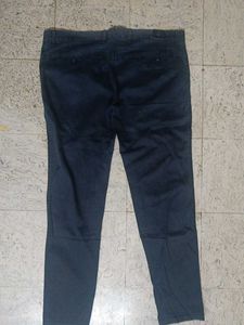 Navy Blue Casual Pants