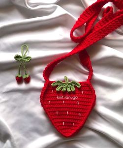 Crochet Strawberry Set ❤️🫶