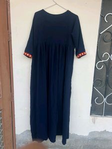 Dark Blue Long Kurta