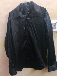 ZODI Printed Black Shirt