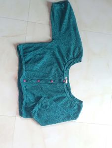 Beautiful Cut OutGreen Shrug