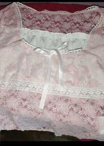 Lace Pink Top