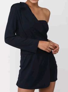SALEE!! FOREVER 21 One-Shoulder Mini Dress - Black
