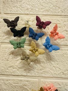 Butterfly Hair Claw Clips pack of 10