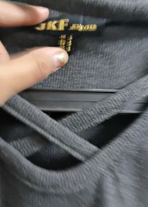 Stylish Gray Long Sleeve Top