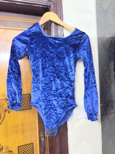 Blue Velvet bodysuit