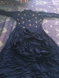 Elegant Navy Blue Kurta