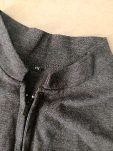 Gray Long Sleeve Top, M Size