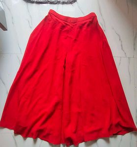 Red Ethnic Skirt