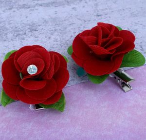 Red Rose Hair Clip (with &amp; w/o Stone)🌹