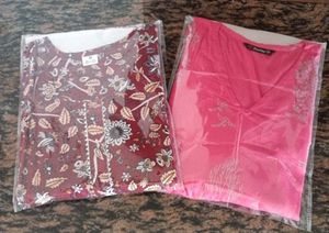 Maternity & Feeding Dresses- Combo of 2 pcs