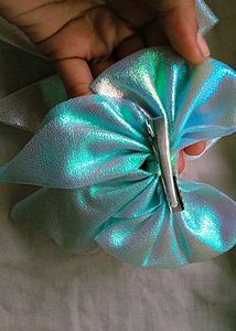 Shiny Bow Hair Ties ( Set Of 4 )